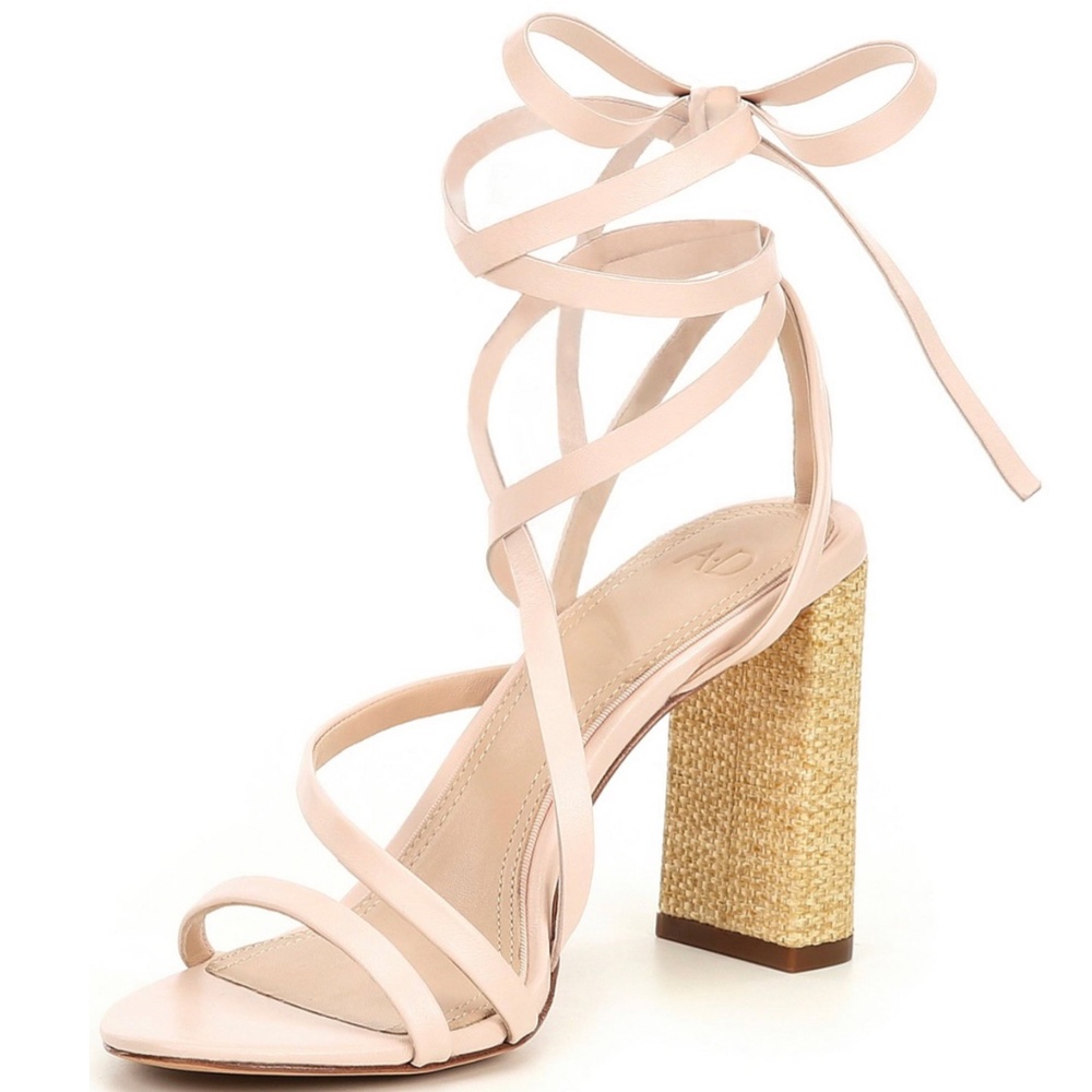 A.D Daughters Avienna  Lace up Dress Sandals -Blush Pink Size 9